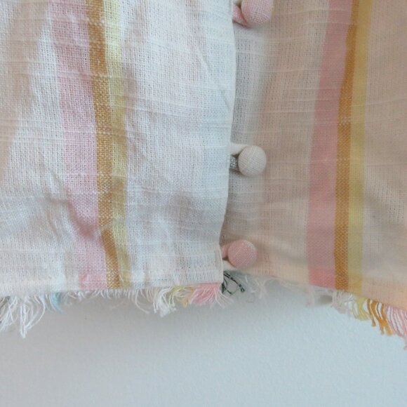 BILLABONG X THE SALTY BLONDE Sunny Stripes Candy Stripe Gauzy Mini Sun Dress NWT - Picture 9 of 15